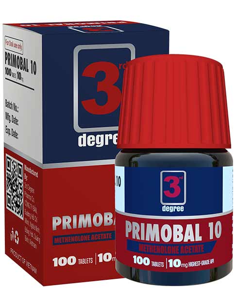 PRIMOBAL 10: Oral Primobolan (Methenolone Acetate) for safe and quality Lean Muscles and fat loss. Ultra HD Physique with stage ready Aesthetics.