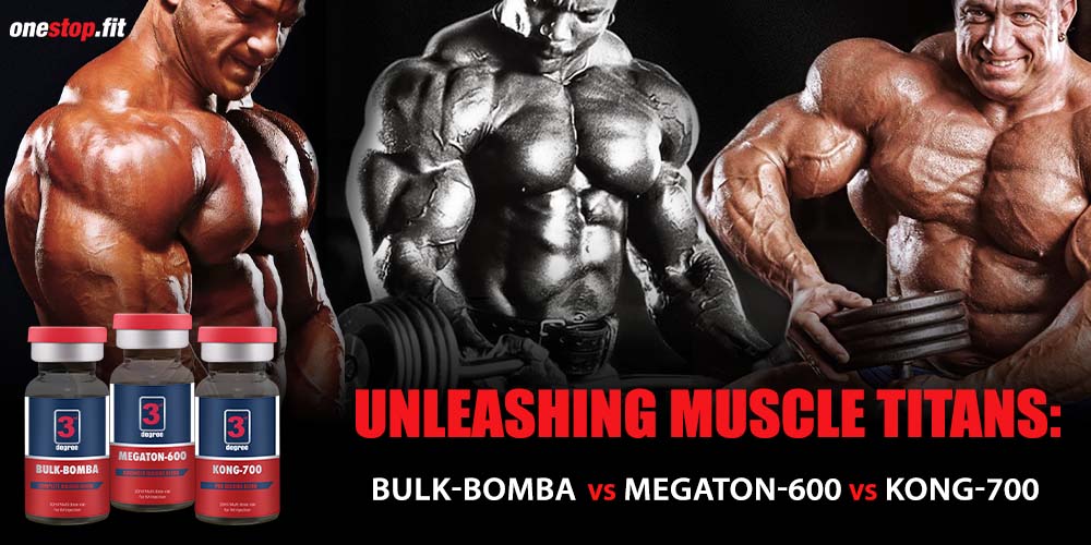 Unleashing Muscle Titans: Bulk Bomba  vs. Megaton-600 vs. Kong 700