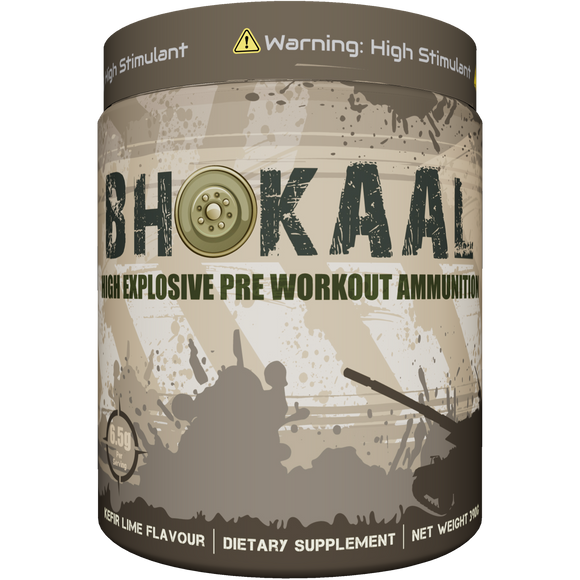 BHOKAAL: High Explosive Pre-Workout for Massive Power and Pump(390g, 60 Servings)