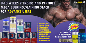8-10 weeks Steroids and Peptides Mega Bulking/ Gaining Stack for Advance Users