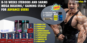 8-10weeks Steroids and SARMs Mega Bulking/ Gaining Stcak for ADVANCE users
