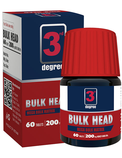 BULK HEAD: 200mg of Powerful Bulking anabolics in a Single Tab for Massive Mass & Power