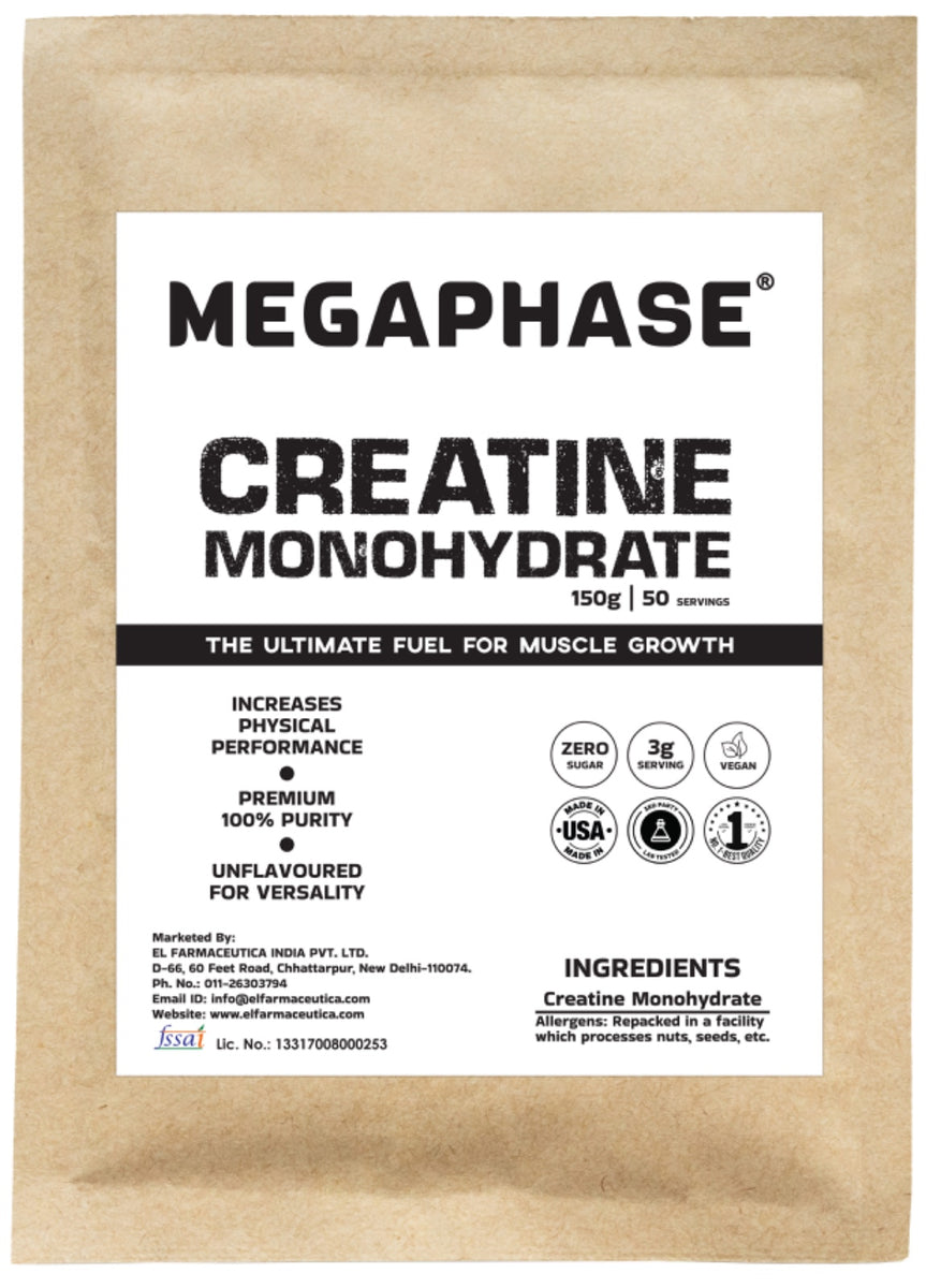 Megaphase - Creatine Monohydrate Enhanced Muscle Strength & Power, Opt ...
