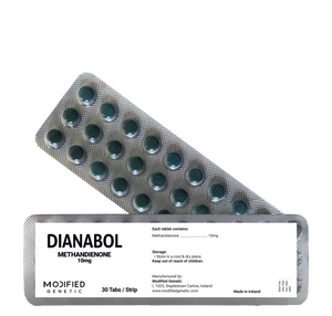 MODIFIED GENETIC DIANABOL : Classic steroid for powerful gaining and Bulking. 30 tab Strip