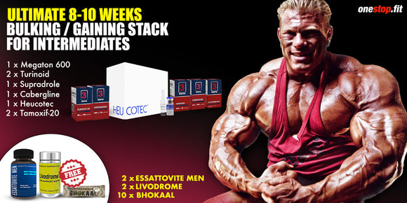 Ultimate 8-10 weeks Anabolics only Bulking/Gaining Stack for Intermediates