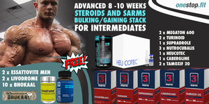 Advanced 8-10 weeks Steroids and SARMs Bulking/ Gaining Cycle for Intermediates