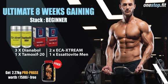 ULTIMATE 8 WEEKS GAINING STACK FOR BEGINNERS