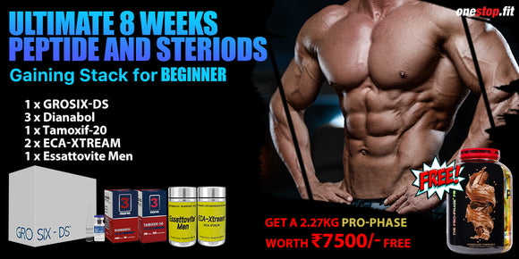 Ultimate 8 weeks Peptide and Steroids Gaining Stack for Beginners.
