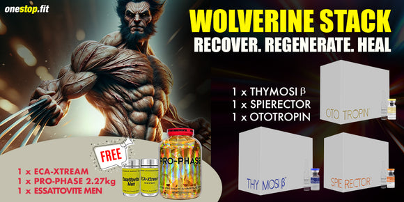 Ultimate 4 weeks Wolverine Stack: Recover. Regenerate. Heal