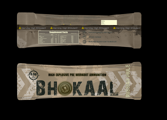 BHOKAAL Warrior Fuel: India's First Direct to mouth High Explosive Pre-Workout for massive power and pump.