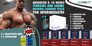 Advanced 8-10 weeks Steroids and SARMs Bulking/ Gaining Cycle for Intermediates