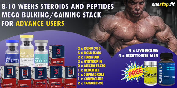 8-10 weeks Steroids and Peptides Mega Bulking/ Gaining Stack for Advance Users