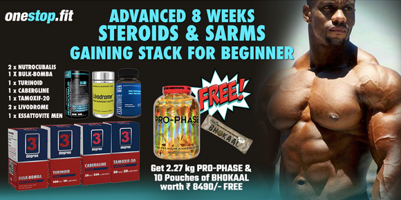Advanced 8 Weeks Steroids and Sarms Gaining Stack for Beginner