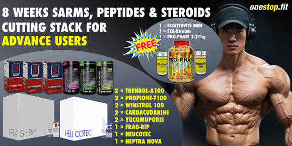 8 Weeks Sarms, Peptides & Steroid Cutting Stack for Advance Users
