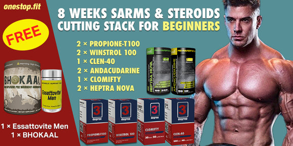 8 Weeks Sarms & Steroids Cutting Stack for Beginners