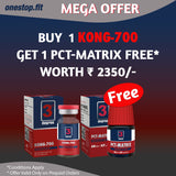 KONG-700: 700mg Every Shot, The KingKong Of Bulk Mixes for Gigantic Muscles and Power.