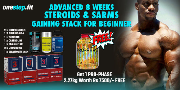 Advanced 8 Weeks Steroids and Sarms Gaining Stack for Beginner