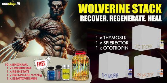 Ultimate 4 weeks Wolverine Stack: Recover. Regenerate. Heal