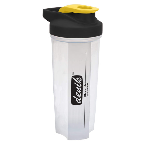 denik Shaker Bottle, BPA Free Plastic Material, Leak Proof, Ideal for Protein and Gym Supplement, 700ml